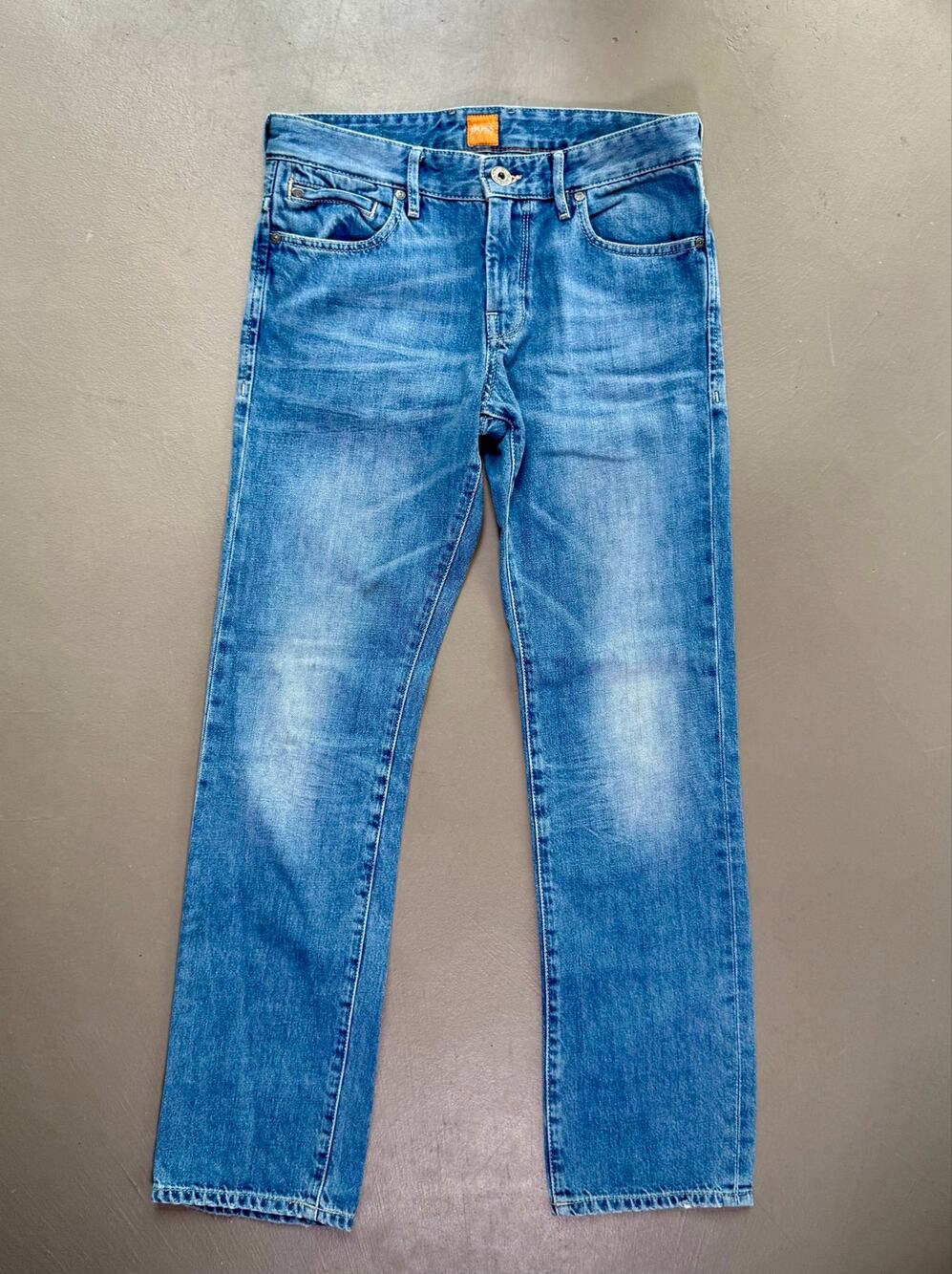 Hugo Boss Orange 24 Jeans Men’s 30x28 Regular Fit Straight Leg Y2K Casual